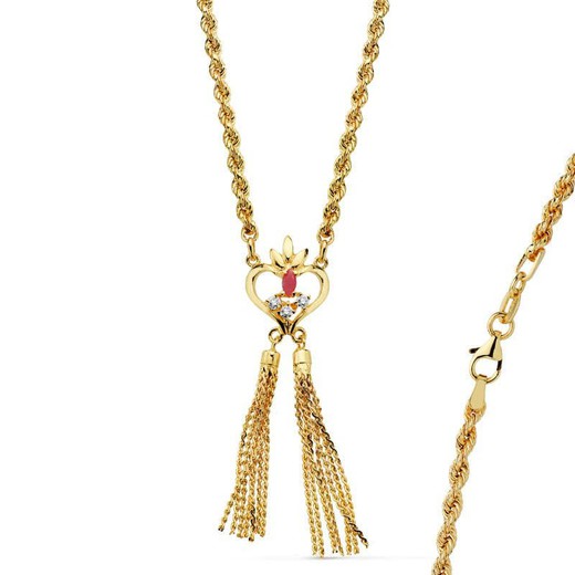 18kt Gold Necklace Cord 50cm 24000275