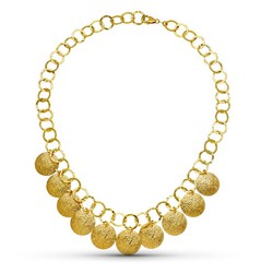 18kt Gold Choker Round Fetishes 19000123