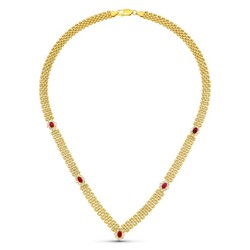 Collier Rubis Or 18kts Modèle Panter 14000065