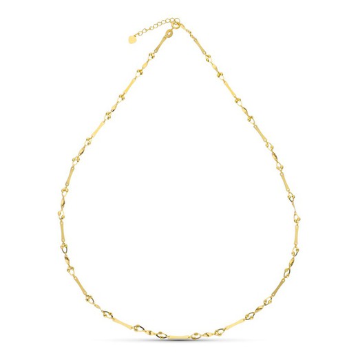 18k Gold Necklace Sections and Links 45cm 17000135