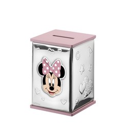 Hucha Minnie Mouse Bilaminanado Plata D536RA 8x8x8x11,5 Disney