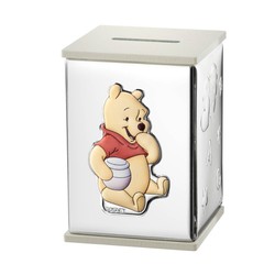 Hucha Winnie The Pooh Bilaminanado Plata D742BI 8x8x8x11,5 Disney