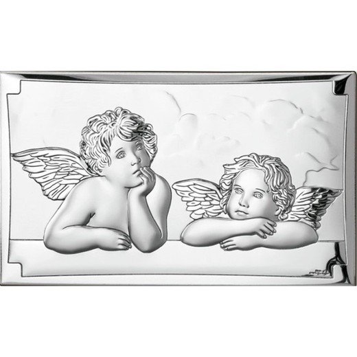 Icono Religioso Angeles Rafael Plateado 81393/4XL 20x12cm