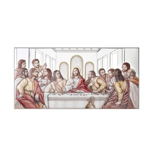 Icono Religioso Última Cena Colores Calidos 81237/7LSM 24,5x50cm