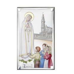 Icono Religioso Virgen Fátima 81396/3L 6,5x11cm