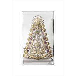 Icono Religioso Virgen Rocio Coloreada 81324/3LCOL 5,5x15cm