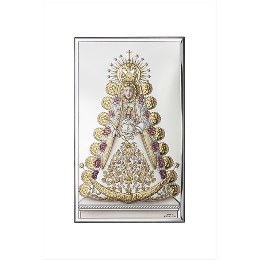 Icono Religioso Virgen Rocio Coloreada 81324/3LCOL 5,5x15cm