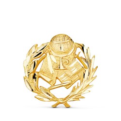 Insignia Oro 18kts 15x15mm 8580-MAG