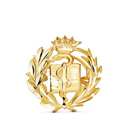 Insignia Oro 18kts 16x15mm 8580-MED