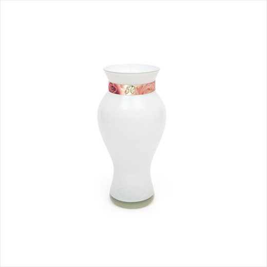 Vaso Comemorativo EC1011/2CN Linha Rosa 50 Anos