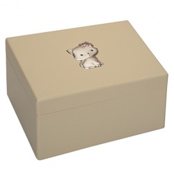 Guarda-Joias Gatinho LU7676 21X15X12 Bege