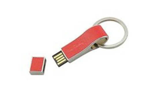 Llavero USB 16GB Pierre Cardin PTX09/2 Acero Bicolor Rojo