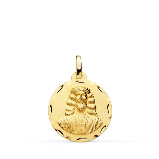 Złoty Medal Chrystusa Medinaceli 18kt 18mm 27000065