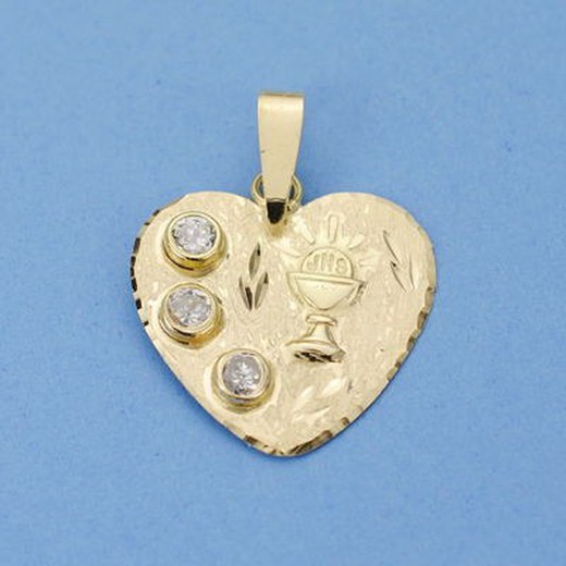 Pendentif Calice Médaille Or 18kts 23x22mm 26001183