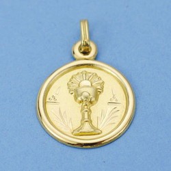 18kts Gold Medal Communion 20mm 26000663