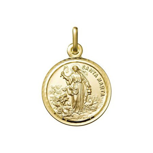 Medalla Oro 18kts Santa Marta Argyor MRM 20mm (18)0121948-20mm Bisel