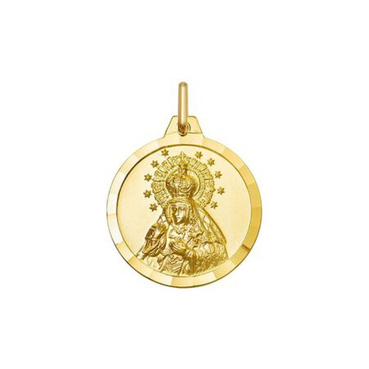 Medalla Oro 18kts Virgen De Macarena Argyor MRM 16mm (18)1000218-16mm Bisel