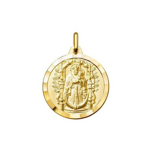 Medalla Oro 18kts Virgen Del Pino Argyor MRM 18mm (18)1000238 Bisel