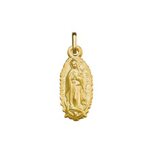 Medalla Oro 18kts Virgen Guadalupe Argyor MRM 17x9mm (18)1381255 Silueta