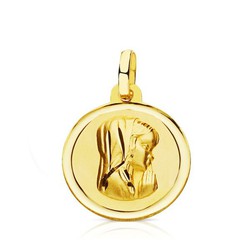 18kts gouden medaille Virgin Girl 16 mm 27000164