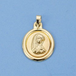 18kts Goldmedaille Virgin Girl 22x16mm 26000771