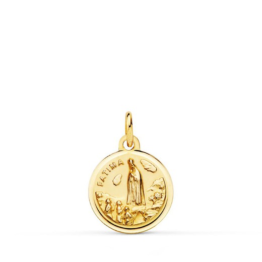 Medalla Oro 9kts 14mm 9KP8070-114 Virgen De Fatima