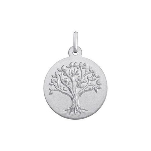 Medalla Plata Arbol De La Vida. Argyor MRM 18mm (AG)1604466M Mate