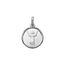 Medalla Plata Divino Niño Argyor MRM 14mm (AG)1260479 Bisel