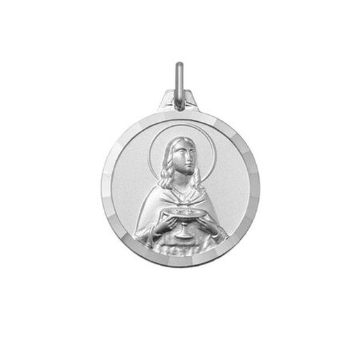 Medalla Plata Santa Lucía Argyor MRM 18mm (AG)1000336 Bisel