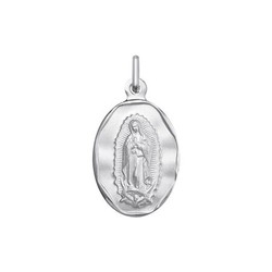 Medalla Plata Virgen De Guadalupe Argyor MRM 21mm (AG)1251255-21mm Bisel