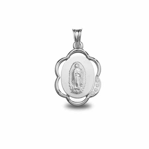 Medalla Plata Virgen De Guadalupe Argyor MRM 21x17mm (AG)1802255 Oval