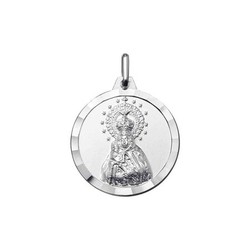 Medalla Plata Virgen Del Mar Argyor MRM 18mm (AG)1000243 Bisel