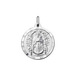 Medalla Plata Virgen Del Pino Argyor MRM 18mm (AG)1000238 Bisel