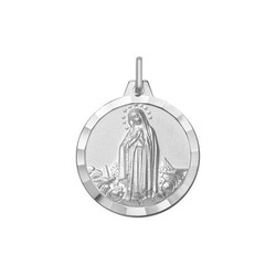 Medalla Plata Virgen Fátima Argyor MRM 18mm (AG)1000240 Bisel