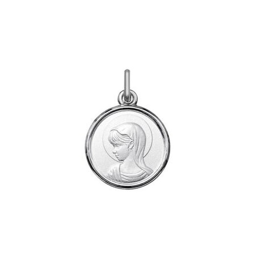 Medalla Plata Virgen María Argyor MRM 14mm (AG)1260185 Bisel