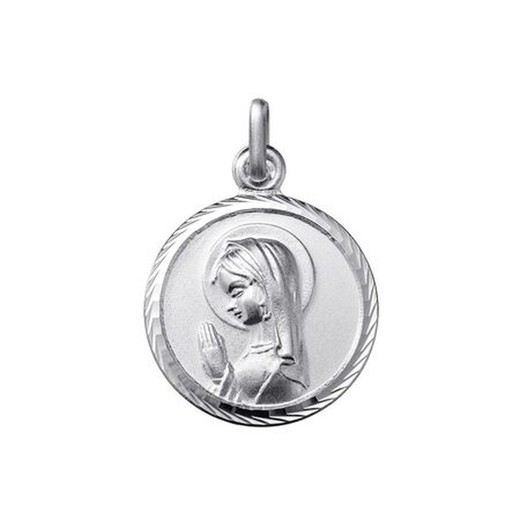 Medalla Plata Virgen Maria Argyor MRM 17mm (AG)0122660-17mm Bisel