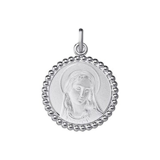 Medalla Plata Virgen Maria Argyor MRM 20mm (AG)1270111 Bolitas