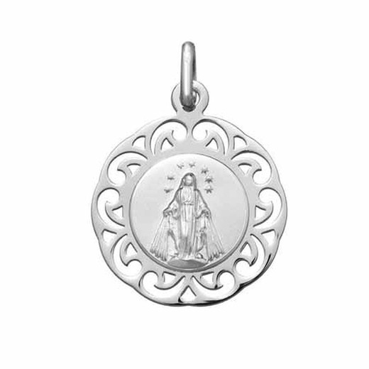 Medalla Plata Virgen Milagrosa Argyor MRM 19,50mm (AG)1877246 Orla