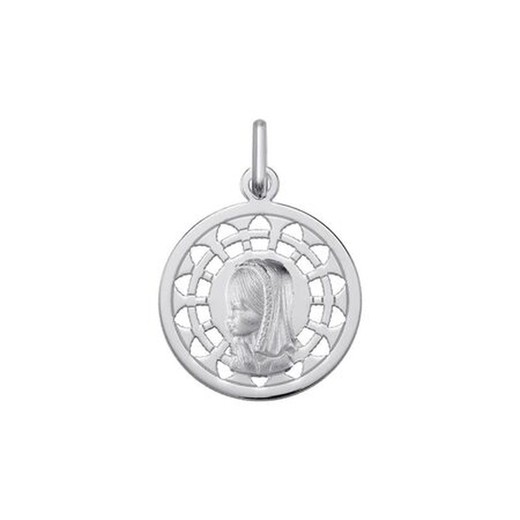 Medalla Plata Virgen Niña Argyor MRM 16mm (AG)1820104 Orla