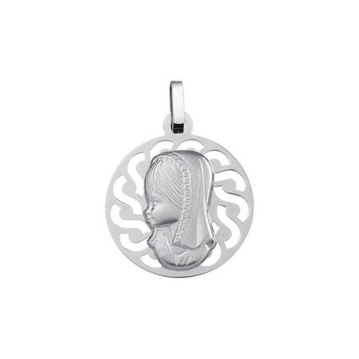 Medalla Plata Virgen Niña Argyor MRM 17mm (AG)1770104 Orla