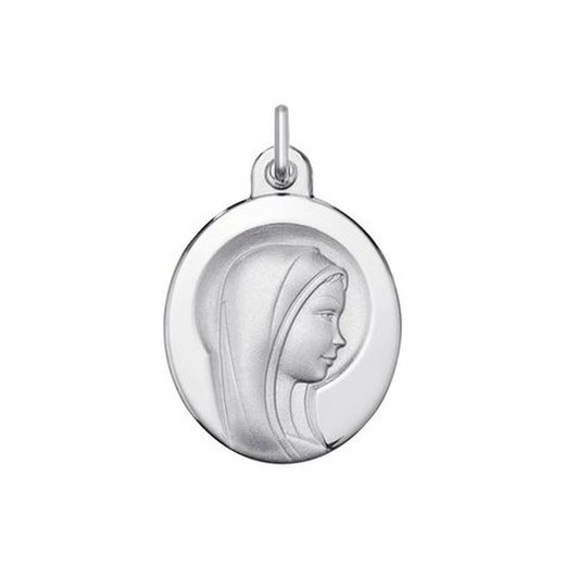 Medalla Plata Virgen Niña Argyor MRM 20x17mm (AG)1070184-03 Oval