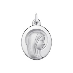 Medalla Plata Virgen Niña Argyor MRM 20x17mm (AG)1070184-04 Oval