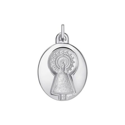 Medalla Plata Virgen Pilar Argyor MRM 20x17mm (AG)1034215 Oval