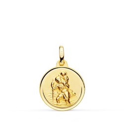 San Cristobal Goldmedaille 18 Karat Lünette 16 mm P8090-116