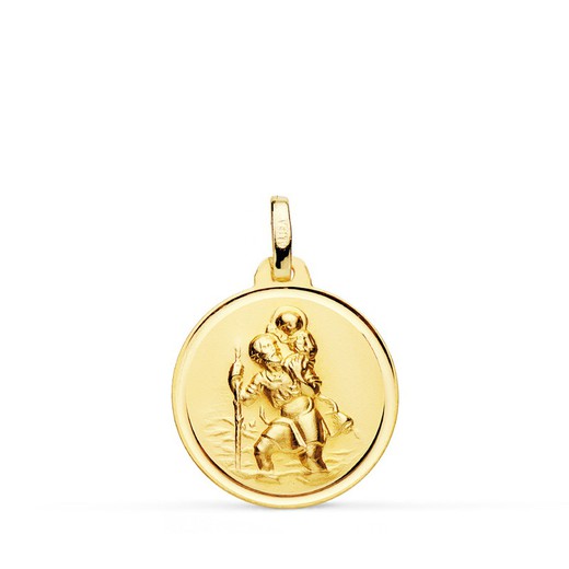 San Cristobal Goldmedaille 18 Karat Lünette 18 mm P8090-118