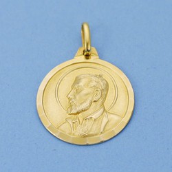 Saint Francis Xavier guldmedalje 18kt 18mm 26000722