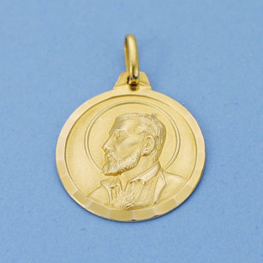 Medaglia d'oro di San Francesco Saverio 18kts 18mm 26000722