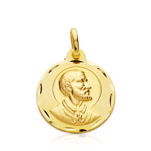 Saint Francis Xavier guldmedalje 18kt 19mm 26000147