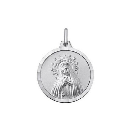 Medalla Virgen Paloma Argyor MRM 16mm (AG)1000273-16mm Bisel