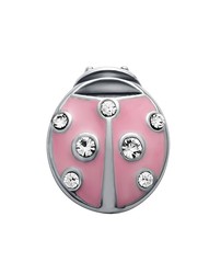 Pulseira Feminina Motivo Rosa Esmalte Joaninha Zircônias 1358M01017MQ